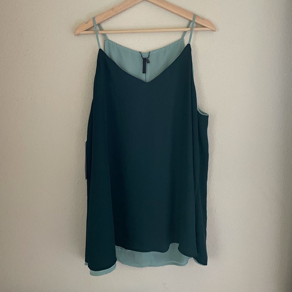Reversible Spaghetti Strap Top In Green